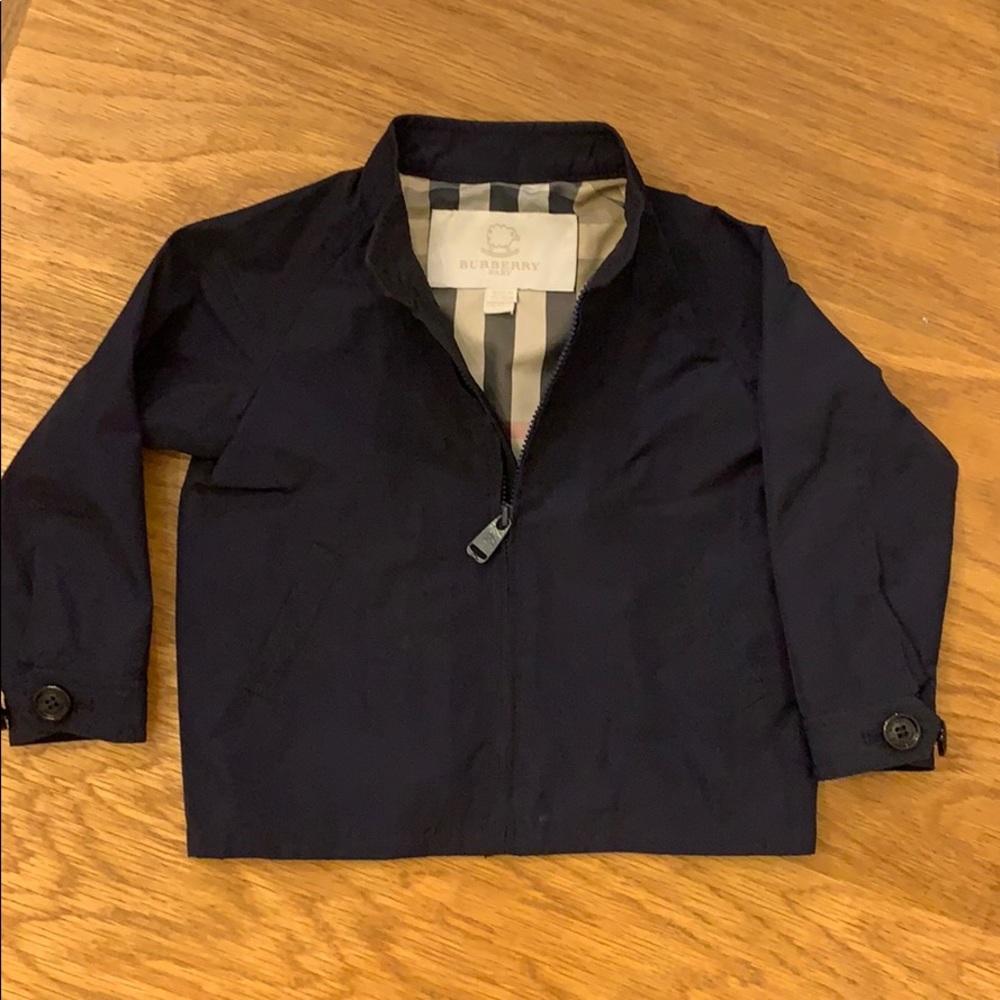 Burberry // 12M Navy Packable Jacket